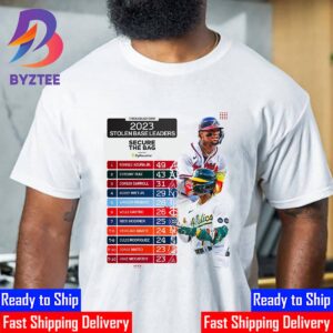 2023 Stolen Base Leaders Secure The Bag Classic T-Shirt