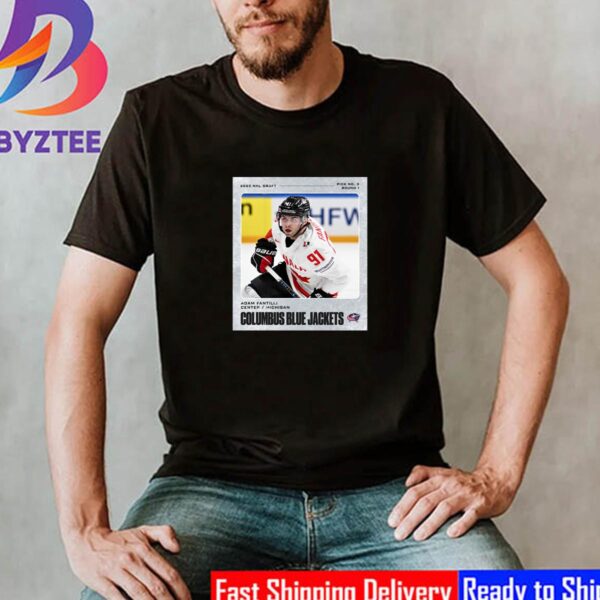 Adam Fantilli Is The Newest Member Of The Columbus Blue Jackets Unisex T-Shirt