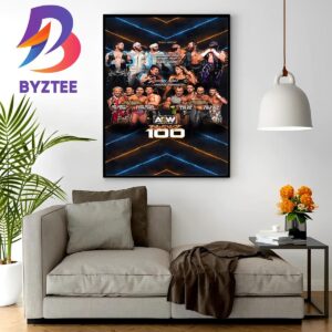All Elite Wrestling Rampage 100 Home Decor Poster Canvas