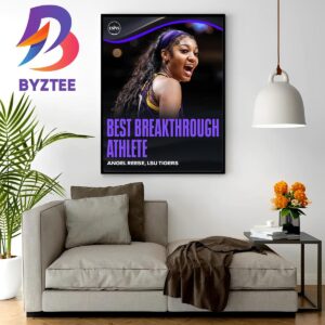 Angel Reese Wins The 2023 ESPY For The Best Breakthrough Athlete Home Decor Poster Canvas