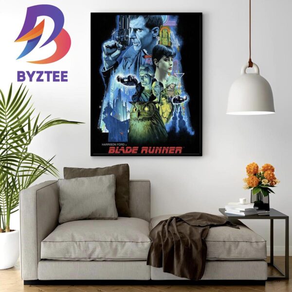 Blade Runner New Poster Movie With Starring Harrison Ford Home Decor Poster Canvas