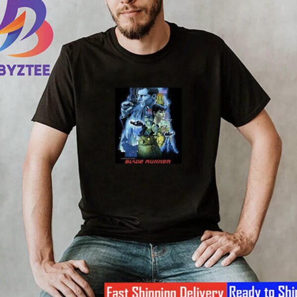 Blade Runner New Poster Movie With Starring Harrison Ford Unisex T-Shirt