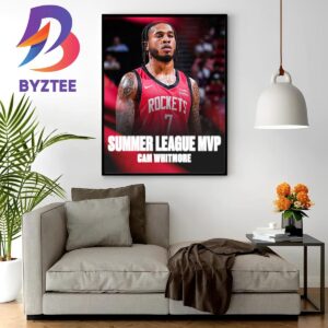 Cam Whitmore Is The NBA 2K24 Summer League Most Valuable Player Home Decor Poster Canvas
