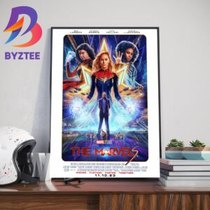 Captain Marvel Monica Rambeau And Ms Marvel Are Back Cosmic Team-Up In The Marvels Home Decor Poster Canvas