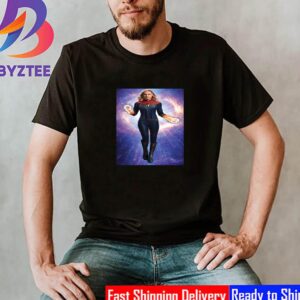 Captain Marvel Promo Art Classic T-Shirt