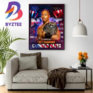 Carmelo Hayes And Still NXT Champion At WWE NXT GAB 2023 Home Decor Poster Canvas