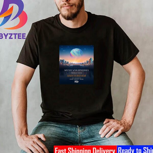 Coldplay 2023 European Tour Music Of The Spheres World Tour At Johan Cruijff Arena Amsterdam NL Classic T-Shirt