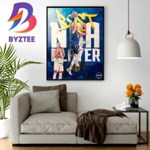 Congrats To Nikola Jokic Is The 2023 Best NBA Player Home Decor Poster Canvas