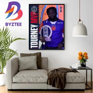 Congrats To Original Malik Is The 2023 Tourney MVP Of The Ticket For NBA 2K League Home Decor Poster Canvas