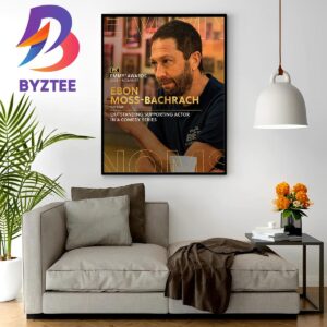 Congratulations To Ebon Moss-Bachrach Win The 2023 Outstanding Supporting Actor In A Comedy Series Home Decor Poster Canvas