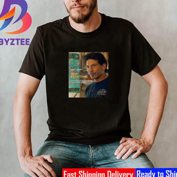 Congratulations To Jon Bernthal The Bear Win The 2023 Outstanding Guest Actor In A Comedy Series Unisex T-Shirt