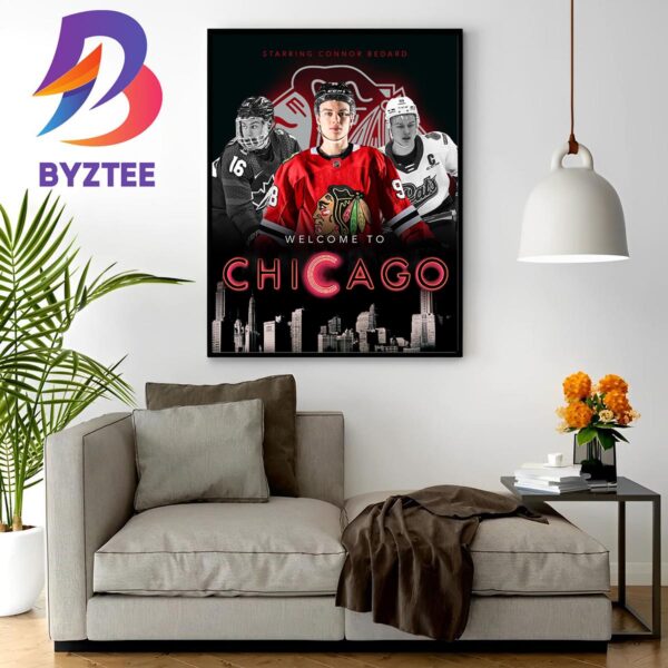 Connor Bedard Goes No 1 Overall In The NHL Draft 2023 Home Decor Poster Canvas