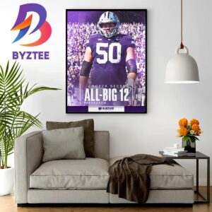 Cooper Beebe Is The Big 12 Conference Preseason All Big 12 Team Home Decor Poster Canvas