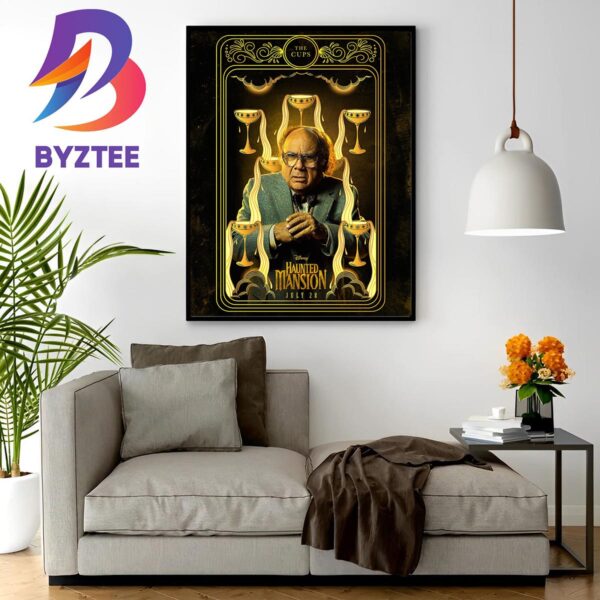 Danny DeVito In Haunted Mansion Of Disney Poster Home Decor Poster Canvas