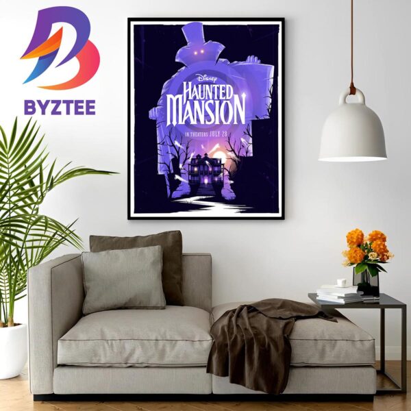 Disney Haunted Mansion Inspired Poster Wall Decor Poster Canvas