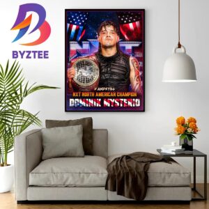 Dominik Mysterio And Still NXT North American Champion At WWE NXT GAB 2023 Home Decor Poster Canvas