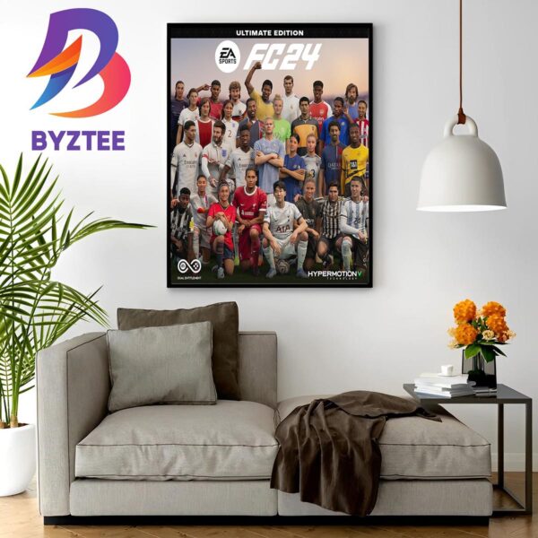 EA Sports FC 24 First Cover Home Decor Poster Canvas