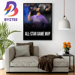 Elias Diaz Is The First Rockies Player To Win All-Star MVP Home Decor Poster Canvas