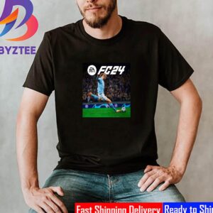 Erling Haaland On The Cover EA Sports FC 24 For The First Season Unisex T-Shirt