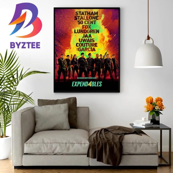 Expend4bles Expendables 4 Official Poster Home Decor Poster Canvas