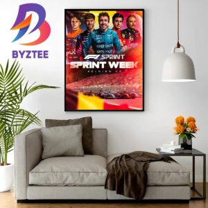 F1 Sprint Week At Belgian GP Poster Home Decor Poster Canvas