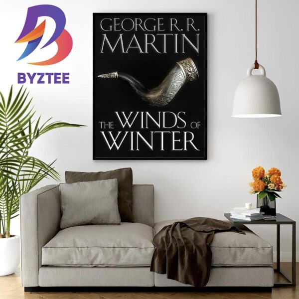 George R R Martin Working On The Winds Of Winter Home Decor Poster Canvas