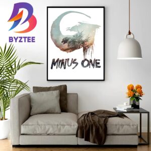 Godzilla Minus One Official Poster Home Decor Poster Canvas