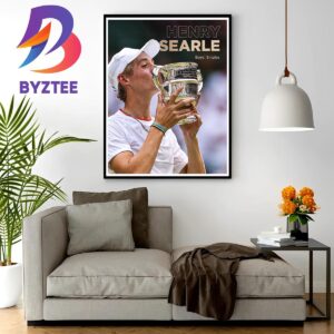 Henry Searle Is Boys Singles Champion At 2023 Wimbledon Home Decor Poster Canvas