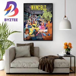 Invincible Season 2 New Poster Home Decor Poster Canvas