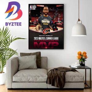 Isaiah Mobley Is The 2023 NBA2K24 Summer League Championship MVP Home Decor Poster Canvas
