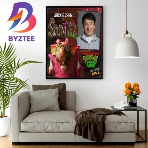 Jackie Chan As Splinter In TMNT Movie Mutant Mayhem Home Decor Poster Canvas