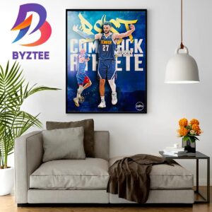 Jamal Murray Takes Home The Well-Deserved 2023 ESPY For Best Comeback Athlete Home Decor Poster Canvas