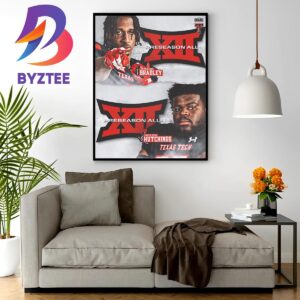 Jerand Bradley And Jaylon Hutchings Are The 2023 Preseason All Big 12 Honors Home Decor Poster Canvas