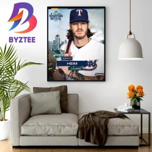 Jonah Heim Of American League In 2023 MLB All Star Starters Reveal Home Decor Poster Canvas