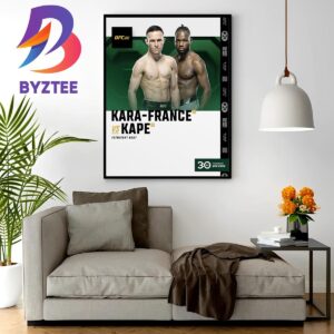 Kai Kara France Vs Manel Kape For Flyweight Bout At UFC 293 Home Decor Poster Canvas