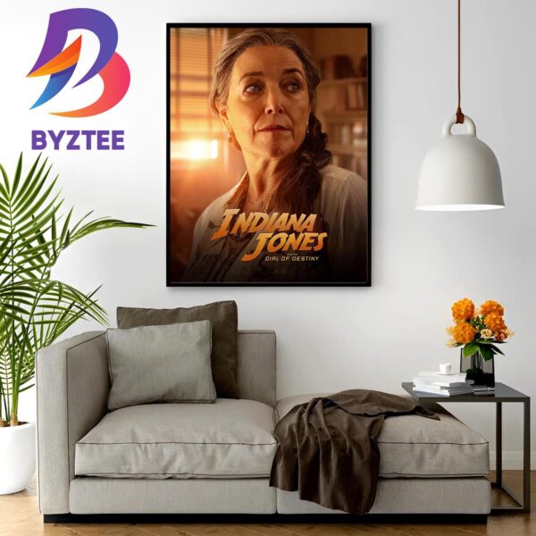 Karen Allen As Marion Ravenwood In Indiana Jones And The Dial Of Destiny Home Decor Poster Canvas