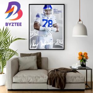 Kingsley Suamataia Is The Big 12 Conference Preseason All Big 12 Team Home Decor Poster Canvas