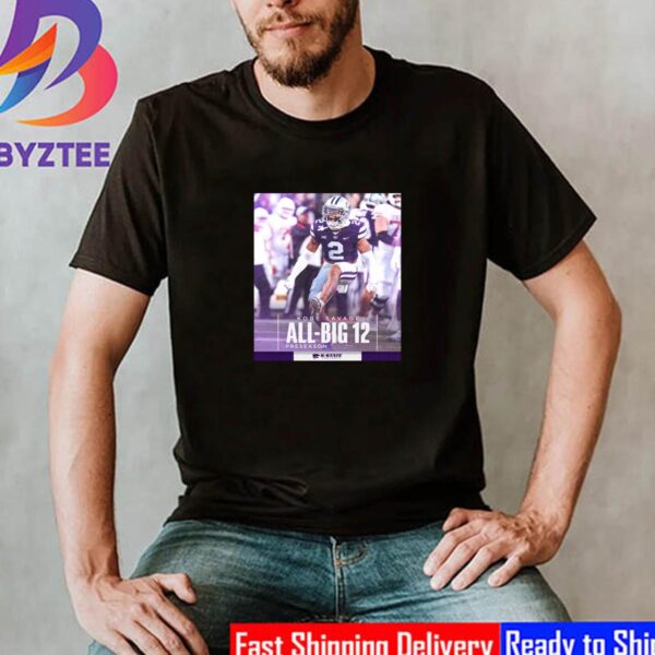 Kobe Savage Is The 2023 Preseason All Big 12 Team Unisex T-Shirt