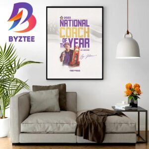 LSU Baseball Head Coach Jay Johnson Is The 2023 National Coach Of The Year Home Decor Poster Canvas
