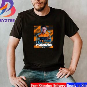 Lando Norris F1 Podium At Hungarian GP Classic T-Shirt