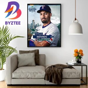 Marcus Semien Of American League In 2023 MLB All Star Starters Reveal Home Decor Poster Canvas