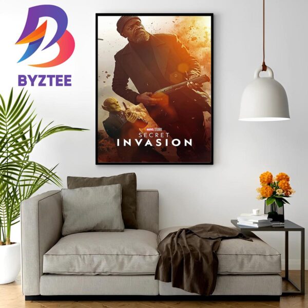 Marvel Studios Secret Invasion Series Final Poster Home Decor Poster Canvas