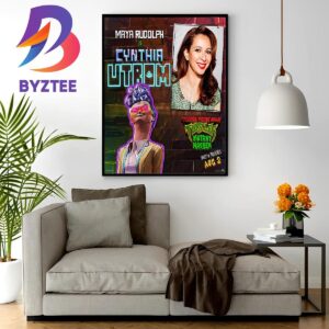 Maya Rudolph As Cynthia Utrom In TMNT Movie Mutant Mayhem Home Decor Poster Canvas