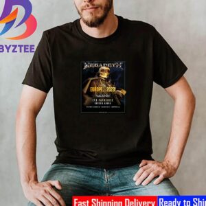 Megadeth Europe 2023 World Tour With Special Guest Frozen Poppyhead Classic T-Shirt