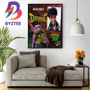 Micah Abbey As Donnie In TMNT Movie Mutant Mayhem Home Decor Poster Canvas