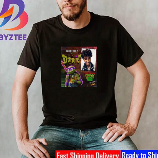 Micah Abbey As Donnie In TMNT Movie Mutant Mayhem Unisex T-Shirt