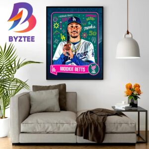 Mookie Betts In MLB Home Run Derby 2023 Home Decor Poster Canvas