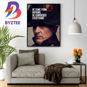 Napoleon Official Poster Of Ridley Scott Home Decor Poster Canvas