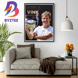 Niels Vink Is Quad Wheelchair Singles Champion At 2023 Wimbledon Home Decor Poster Canvas