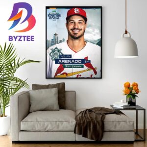 Nolan Arenado Of National League In 2023 MLB All Star Starters Reveal Home Decor Poster Canvas